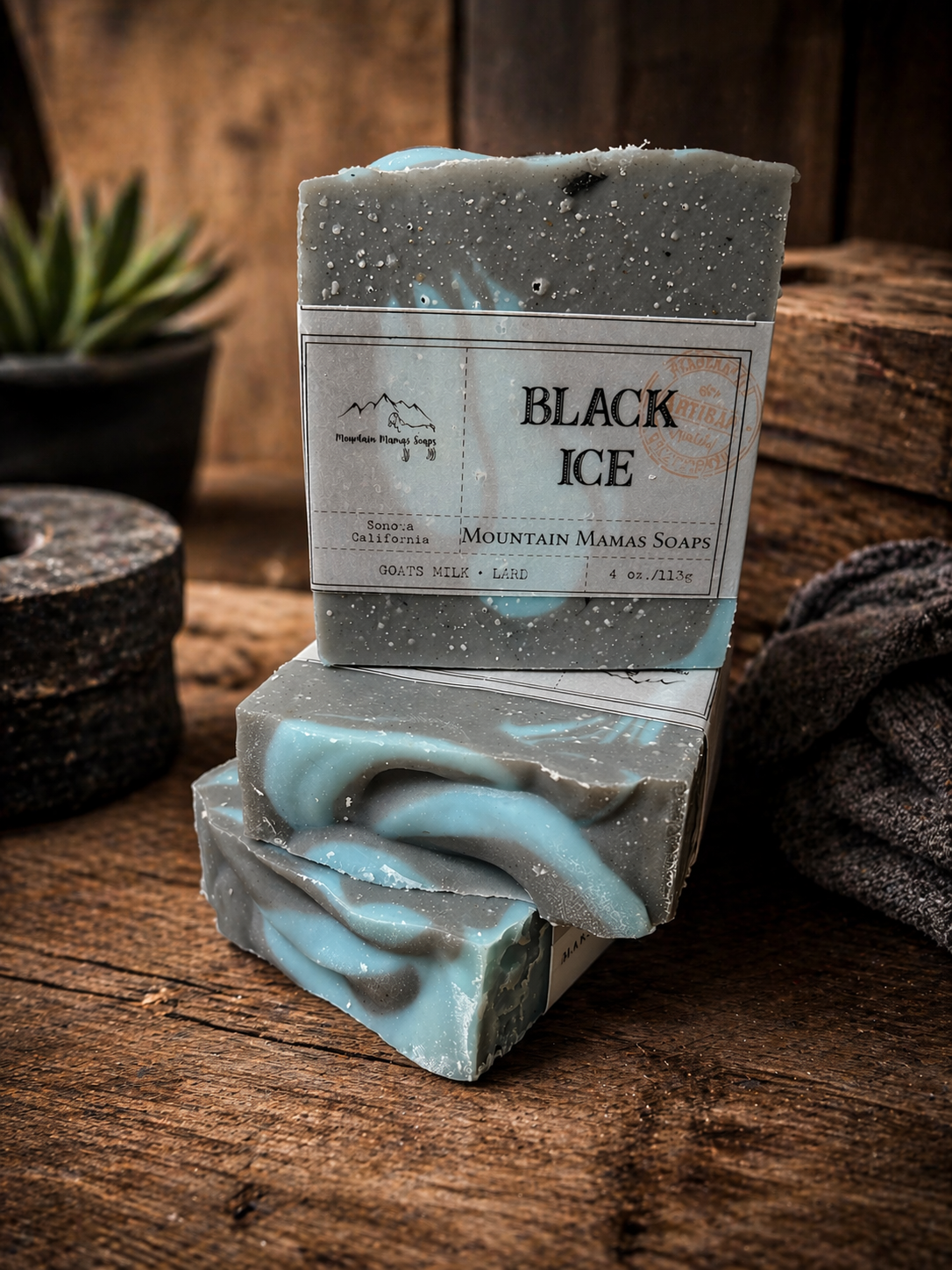Black Ice Goats Milk Soap - 4oz
