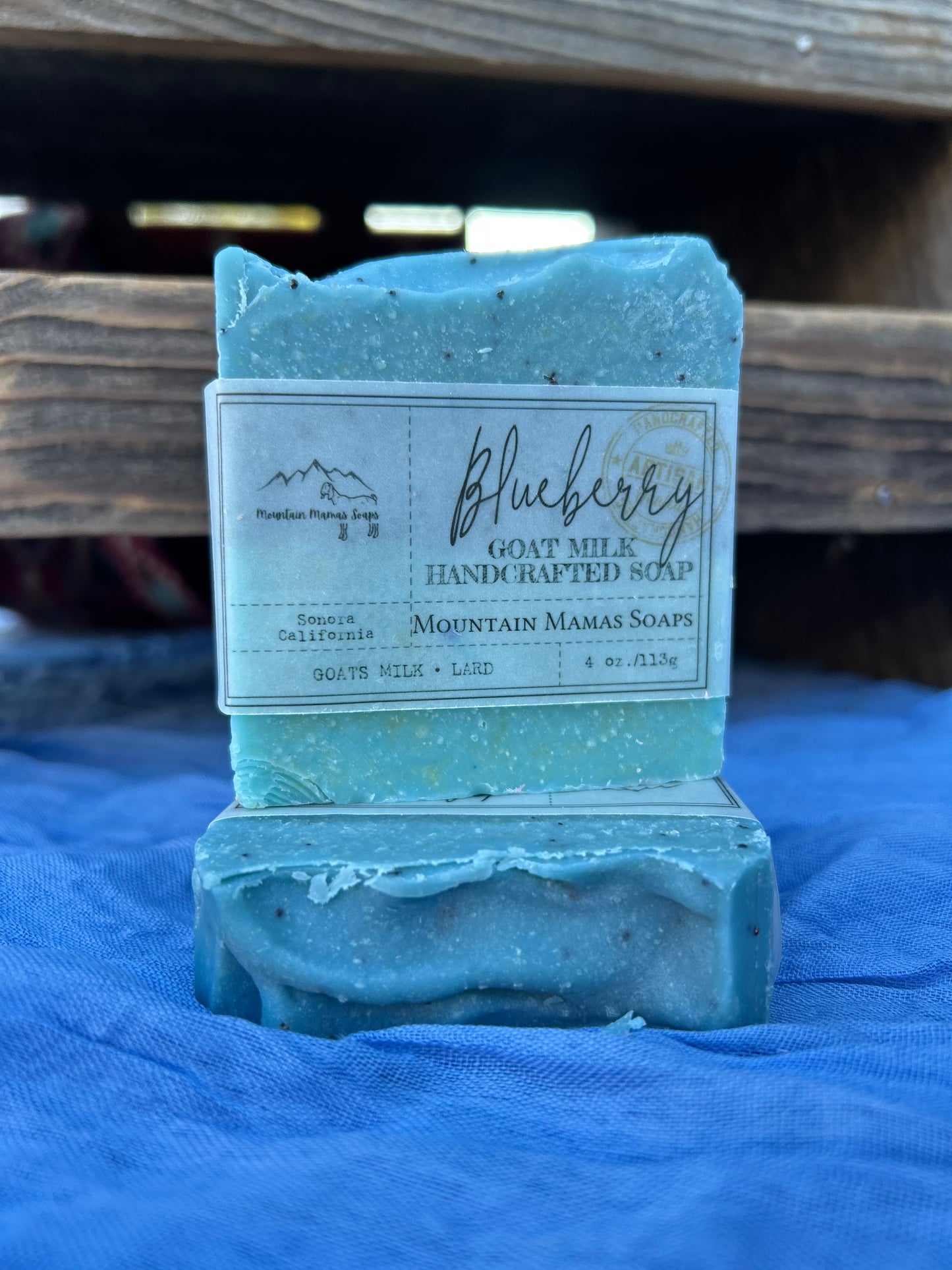 Blueberry Goats Milk Soap - 4oz