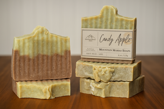 Candy Apple Goats Milk Soap - 4oz